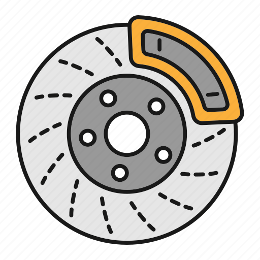 Auto, automobile, brake, broken, car, disc, vehicle icon - Download on Iconfinder