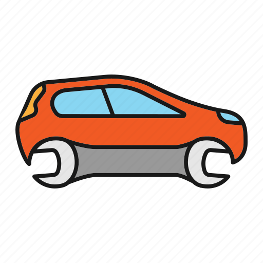 Auto, automobile, car, repair, spanner, vehicle, wrench icon - Download on Iconfinder