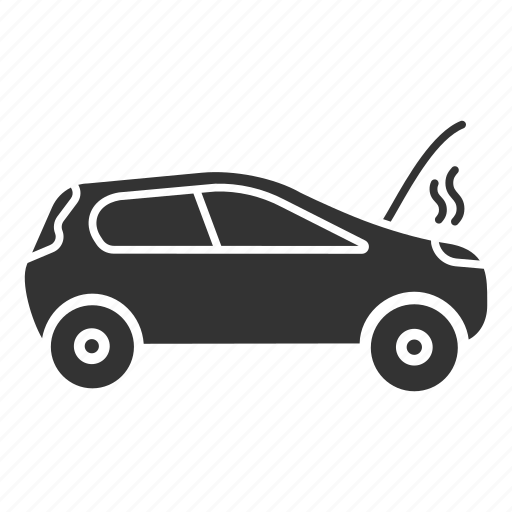 Auto, automobile, breakdown, broken, car, smoke, vehicle icon - Download on Iconfinder