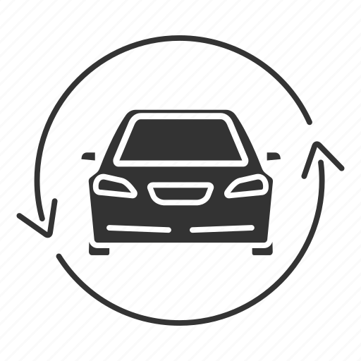 Arrow, auto, automobile, car, exchange, update, vehicle icon - Download on Iconfinder