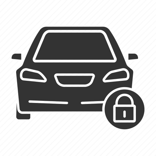 Automobile, car, lock, padlock, protection, security, vehicle icon - Download on Iconfinder