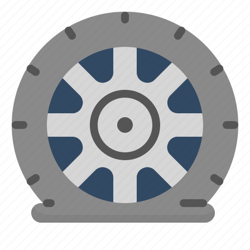 Accident, car, fix, pressure, tire icon - Download on Iconfinder