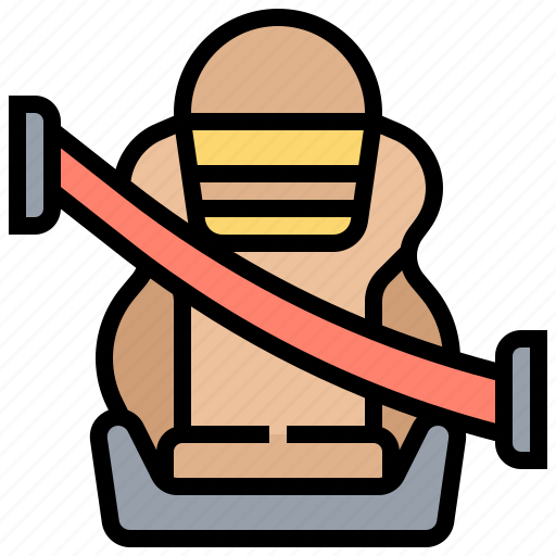 Belt, car, passenger, safety, seat icon - Download on Iconfinder
