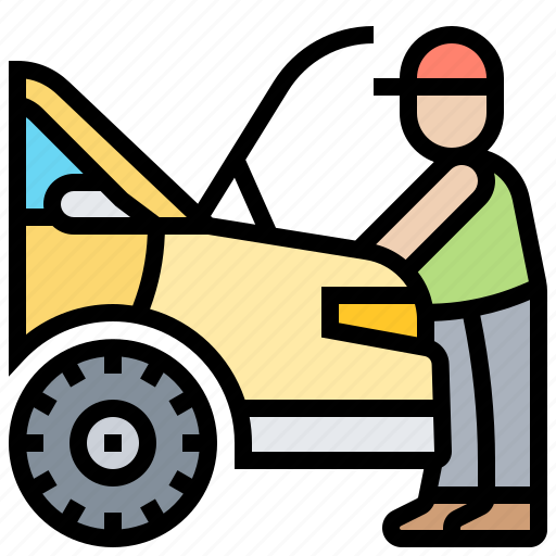 Automotive, checking, garage, maintenance, mechanic icon - Download on Iconfinder
