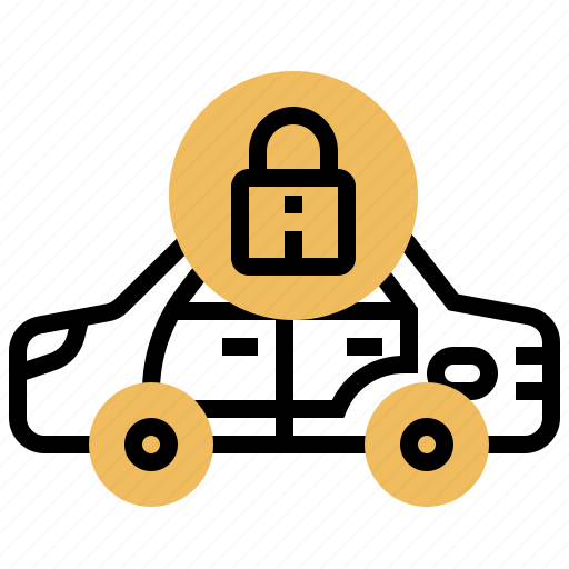 Car, key, locking, padlock, security icon - Download on Iconfinder