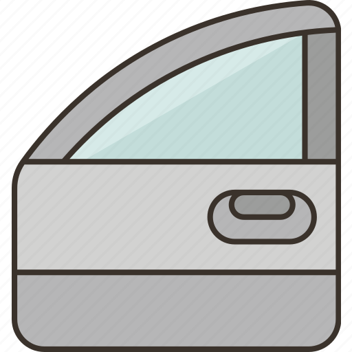 Door, car, open, parts, metal icon - Download on Iconfinder