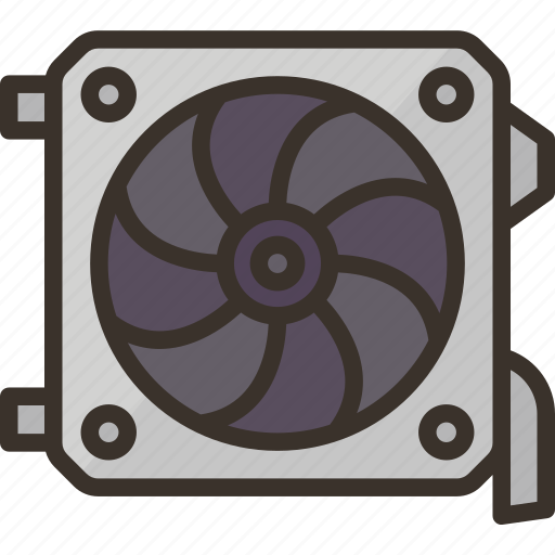 Fan, cooling, radiator, engine, automotive icon - Download on Iconfinder