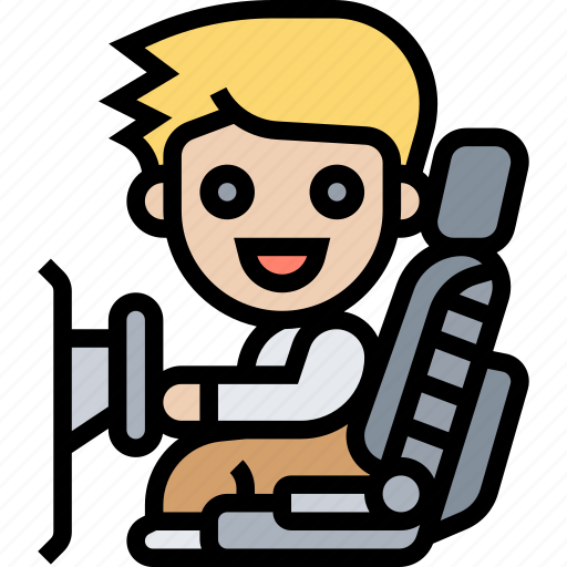 Seat, car, driver, interior, passenger icon - Download on Iconfinder