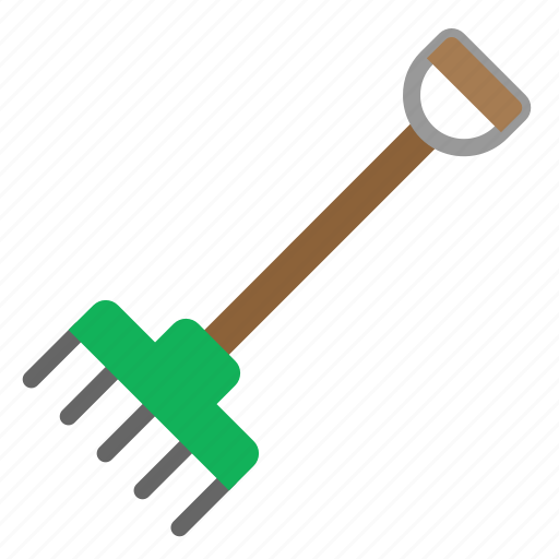 Foggy, garden, gardening, pitchfork, rake icon - Download on Iconfinder