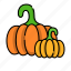 autumn, fall, halloween, pumpkin, vegetable 