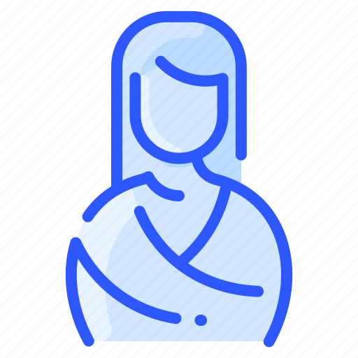 Cold, girl, people, warm, woman, wrapped icon - Download on Iconfinder