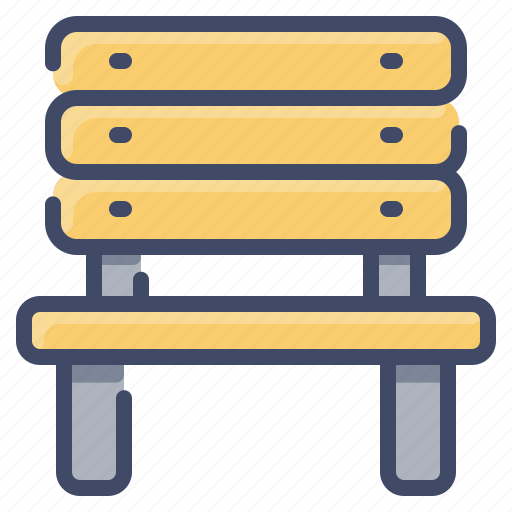 Bench, furniture, garden, park, seat icon - Download on Iconfinder