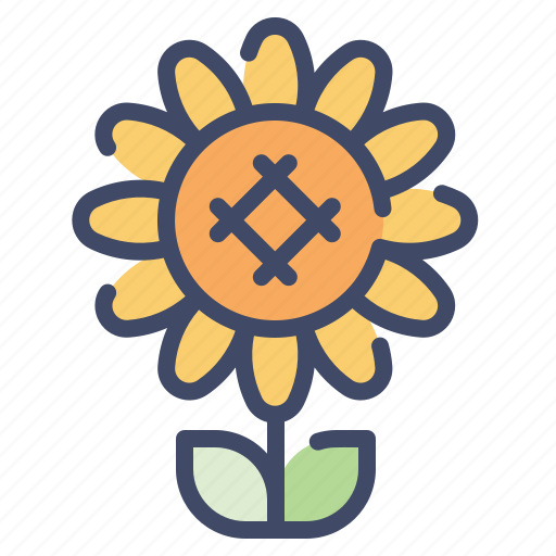 Floral, flower, nature, plant, sunflower icon - Download on Iconfinder