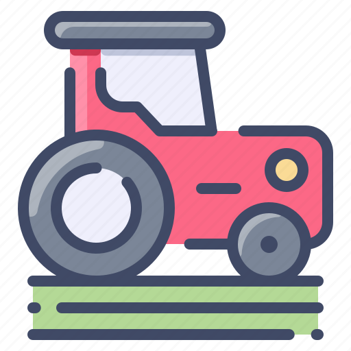 Agriculture, farm, field, land, tractor, trasnport, vehicle icon - Download on Iconfinder