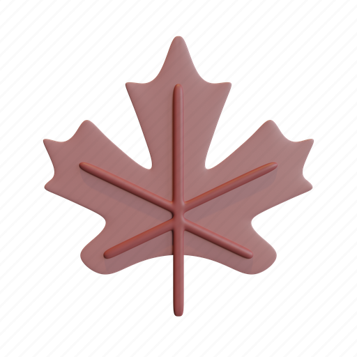 Maple, leaf, autumn, nature, plant 3D illustration - Download on Iconfinder