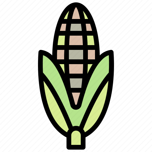 Corn, maize, food, vegetable, agriculture, crop icon - Download on Iconfinder