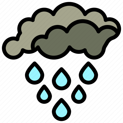 Rain, climate, cloud, forecast, raining, weather icon - Download on Iconfinder