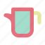 teapot, tea, cup 