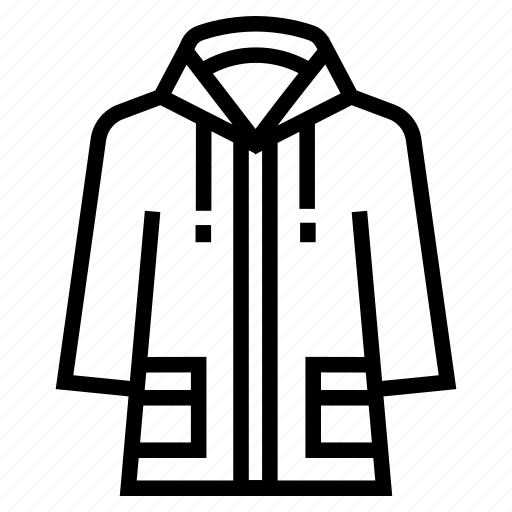 Raincoat, fashion, garment, jacket, overcoat icon - Download on Iconfinder