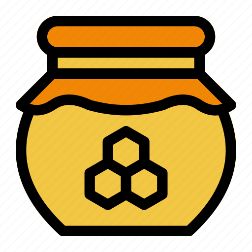 Honey jar, honey, jar, sweet, food icon - Download on Iconfinder