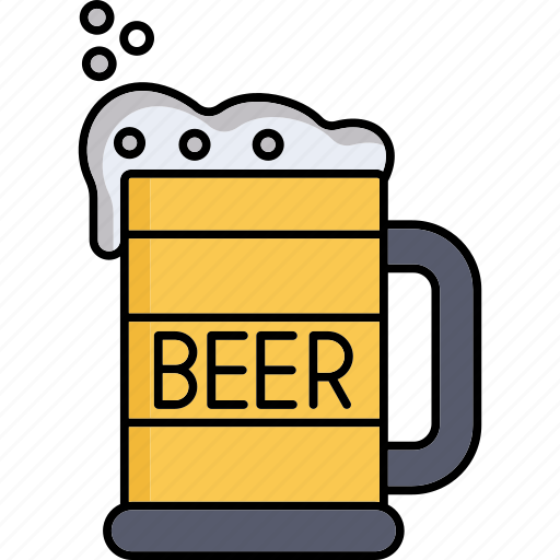 Beer mug, beer, drink, alcohol, mug, beverage, glass icon - Download on Iconfinder