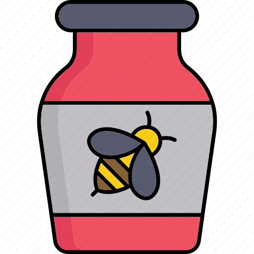 Honey, bee, sweet, food, jar, nature, healthy icon - Download on Iconfinder