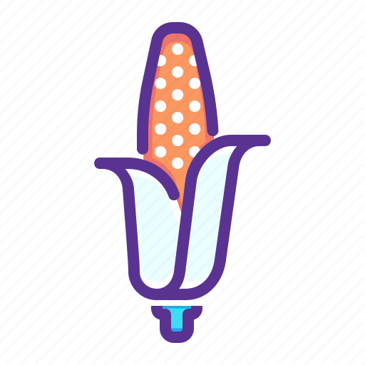 American, corn, food, grain, maize, staple, sweet icon - Download on Iconfinder