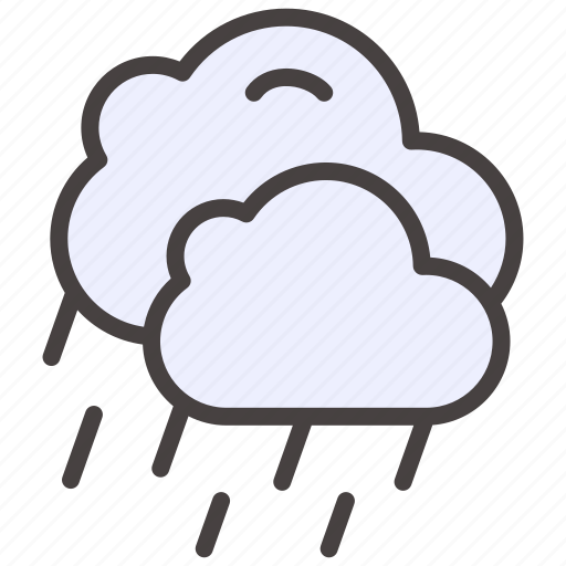 Autumn, climate, fall, forecast, rainy, weather icon - Download on Iconfinder