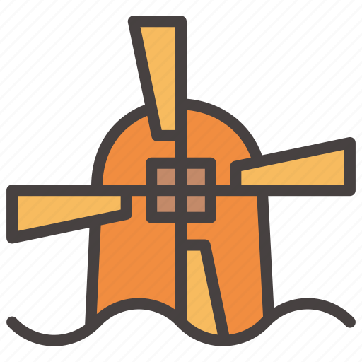 Autumn, fall, paddle, turbine, water, wheel icon - Download on Iconfinder