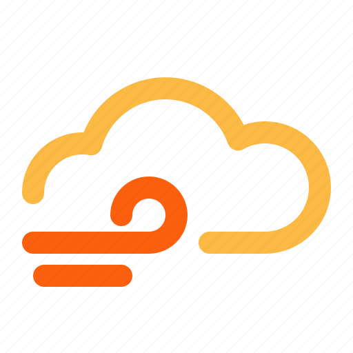 Windy, weather, cloud, wind icon - Download on Iconfinder