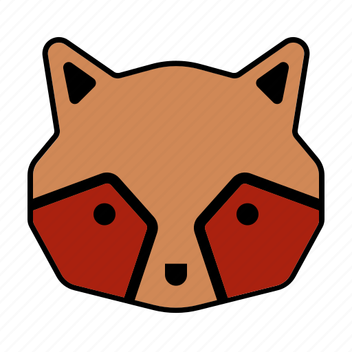 Animal, face, head, raccoon icon - Download on Iconfinder