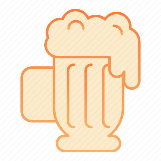 Beer, mug, pint, drink, froth, glass, pub icon - Download on Iconfinder