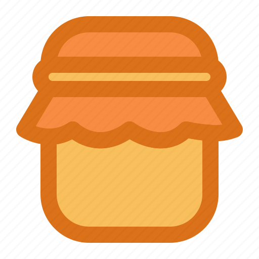 Honey, jar, bee, sweet icon - Download on Iconfinder
