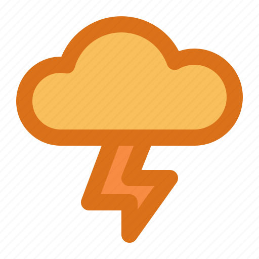 Thundercloud, weather, forecast, cloud icon - Download on Iconfinder
