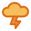 thundercloud, weather, forecast, cloud 