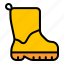 boots, boot, footwear, shoes, autumn, yellow, rubber 