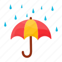 umbrella, autumn, season, weather, raining, drizzling