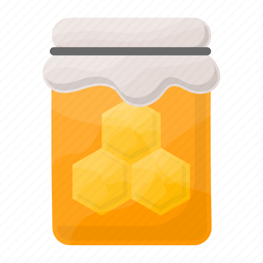 Honey jar, beehive, honey, honeycomb, beekeeping, yumminky icon - Download on Iconfinder