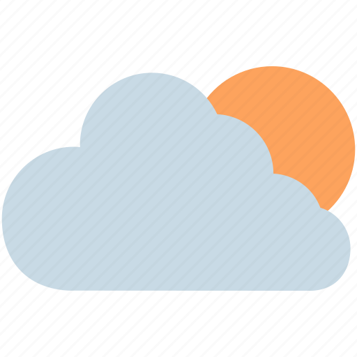 Sun, cloud, sky, weather, nature, sunny, cloudy icon - Download on Iconfinder