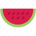 watermelon, sweet, fruit, melon, summer, vegetarian, slice, organic