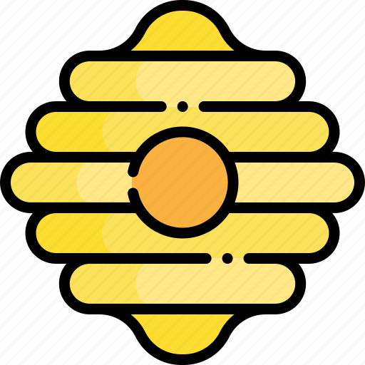 Beehive, bee, hive, honey, nature icon - Download on Iconfinder