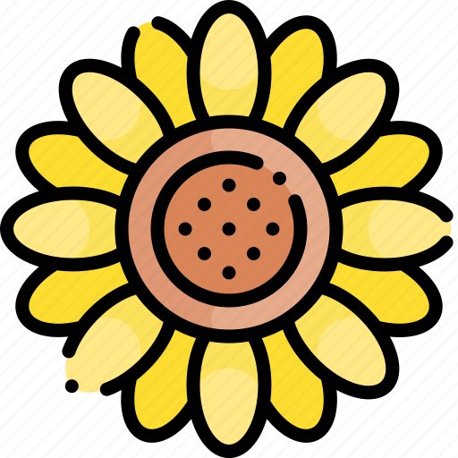 Sunflower, flower, petal, blossom icon - Download on Iconfinder