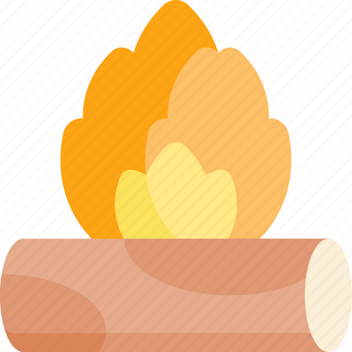 Bonfire, fire, flame, campfire, wood, firewood icon - Download on Iconfinder