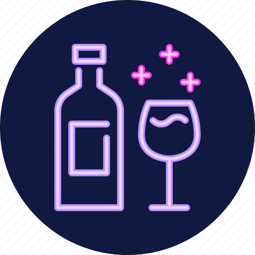 Wine, bottle, glass, autumn, fall, season, drink icon - Download on Iconfinder