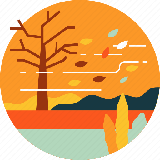 Autumn, fall, forest, garden, leaf, leaves, tree icon - Download on Iconfinder