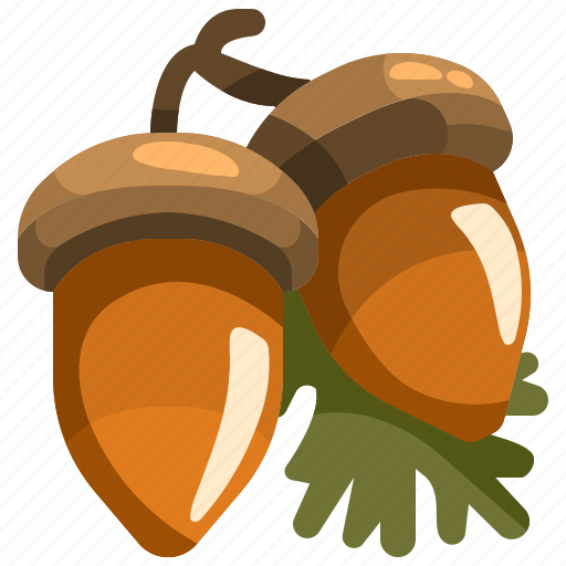 Acorn, autumn, food, healthy, nature, oak, squirrel icon - Download on Iconfinder