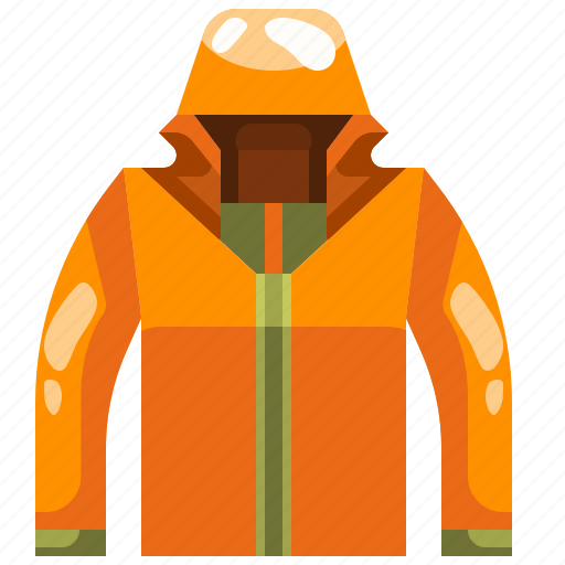 Garment, jacket, overcoat, protection, rain, raincoat, winter icon - Download on Iconfinder