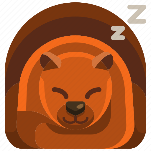 Autumn, bear, hibernating, hibernation, inactivity, sleep, winter icon - Download on Iconfinder