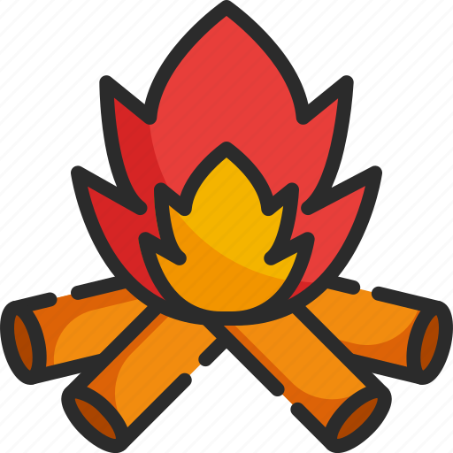Bonfire, firewood, camping, fire, camfire icon - Download on Iconfinder