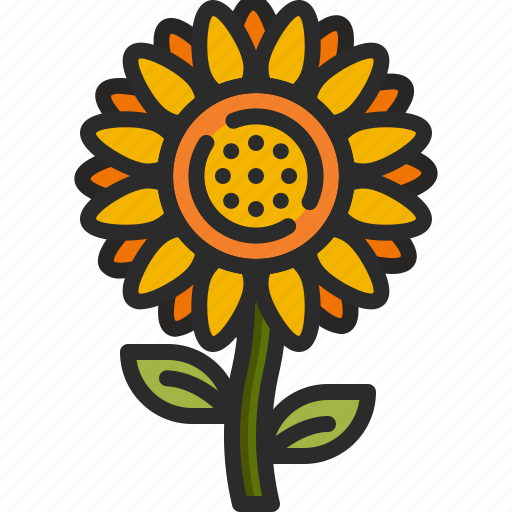 Sunflower, flower, blossom, nature, botanical icon - Download on Iconfinder